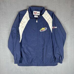 NASCAR Men's Navy and Blue Jacket